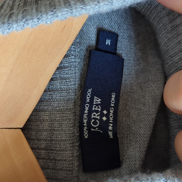 Jcrew 100% merino wool zip up sweater - Picture 5 of 5